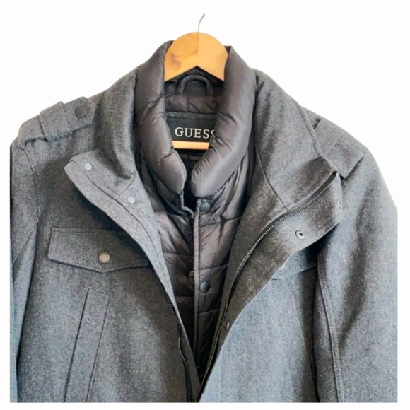 NEW *Men's Charcoal Grey “GUESS” Performance Jacket (Size XXL) - Picture 6 of 12